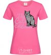 Women's T-shirt 6834 The cute catlover heliconia фото
