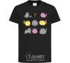 Kids T-shirt Kitties black фото