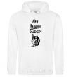Men`s hoodie Any problems dude White фото