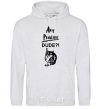 Men`s hoodie Any problems dude sport-grey фото