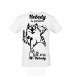 Men's T-Shirt Nobody is perfect call me mr nobody White фото