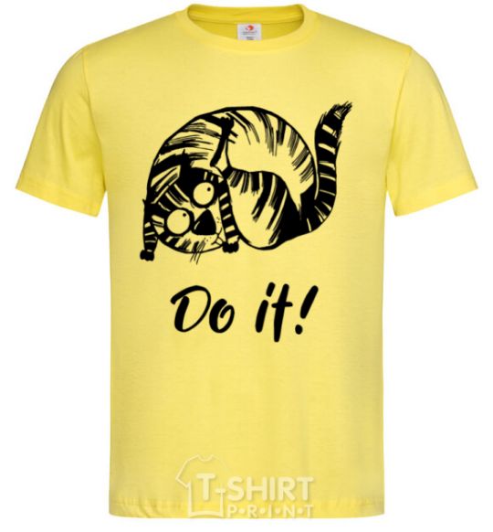 Men's T-Shirt Do it cornsilk фото