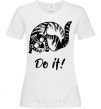 Women's T-shirt Do it White фото