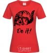 Women's T-shirt Do it red фото