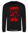 Sweatshirt Super hero cat black фото