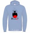 Men`s hoodie Roarr sky-blue фото