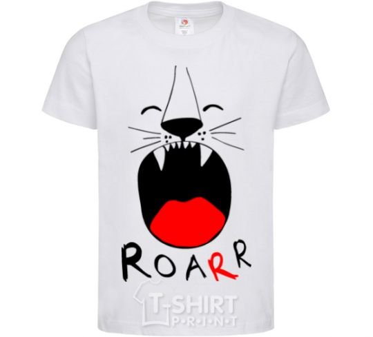 Kids T-shirt Roarr White фото