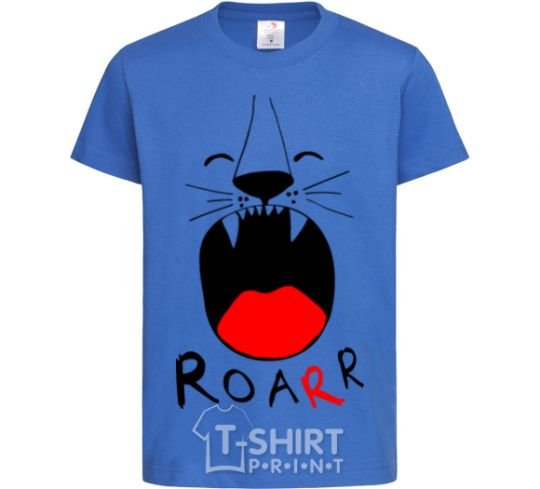 Kids T-shirt Roarr royal-blue фото