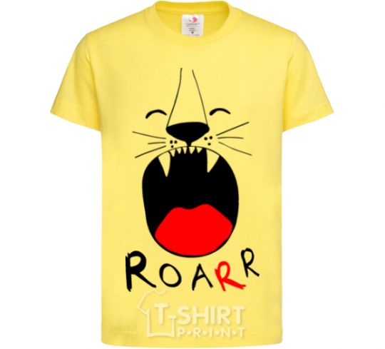 Kids T-shirt Roarr cornsilk фото