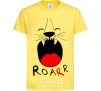 Kids T-shirt Roarr cornsilk фото