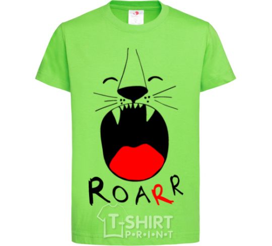 Kids T-shirt Roarr orchid-green фото