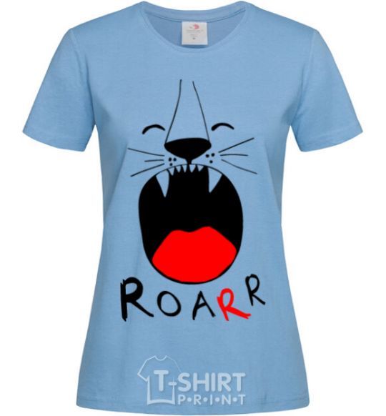 Женская футболка Roarr Голубой фото