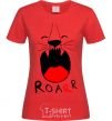 Women's T-shirt Roarr red фото