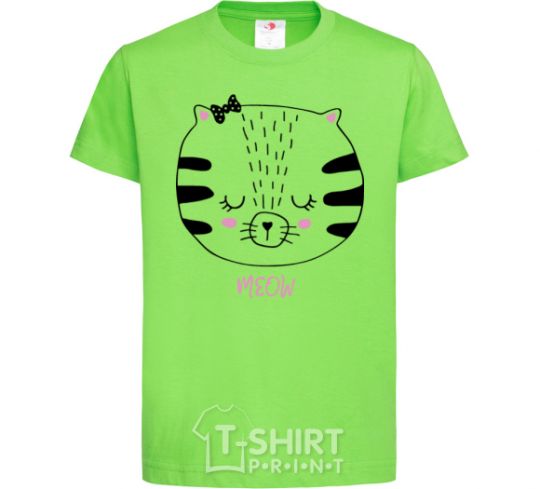 Детская футболка Sweet meow Лаймовый фото