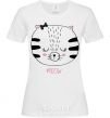 Women's T-shirt Sweet meow White фото