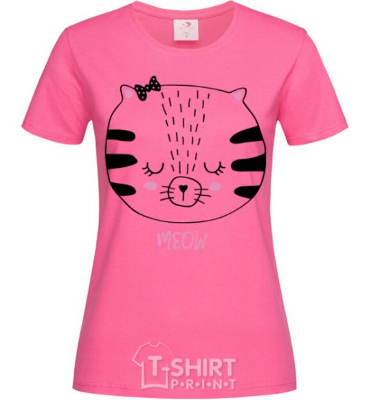 Women's T-shirt Sweet meow heliconia фото