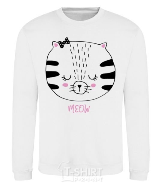 Sweatshirt Sweet meow White фото