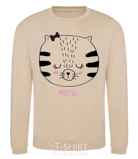 Sweatshirt Sweet meow sand фото