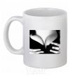 Ceramic mug MONICA BELLUCCI'S BREASTS White фото