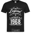 Men's T-Shirt This legend was born in july black фото