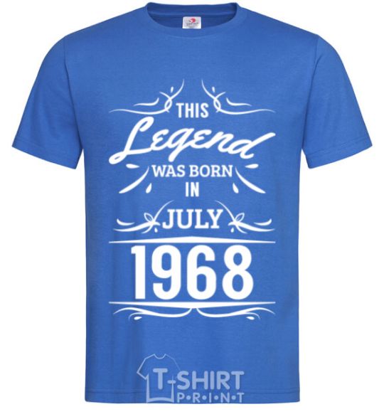 Men's T-Shirt This legend was born in july royal-blue фото
