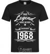 Men's T-Shirt This legend was born in august black фото