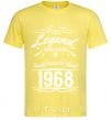 Men's T-Shirt This legend was born in august cornsilk фото