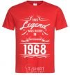 Men's T-Shirt This legend was born in september red фото