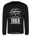 Sweatshirt This legend was born in october black фото