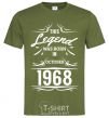 Men's T-Shirt This legend was born in october millennial-khaki фото