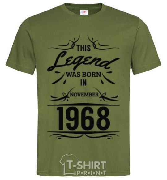 Men's T-Shirt This legend was born in november millennial-khaki фото