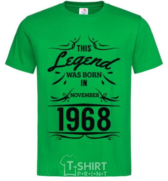 Men's T-Shirt This legend was born in november kelly-green фото