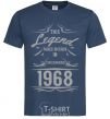 Men's T-Shirt This legend was born in december navy-blue фото