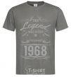 Men's T-Shirt This legend was born in december dark-grey фото