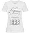 Women's T-shirt This legend was born in december White фото