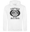 Men`s hoodie Vintage 1978 White фото