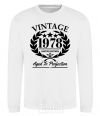 Sweatshirt Vintage 1978 White фото