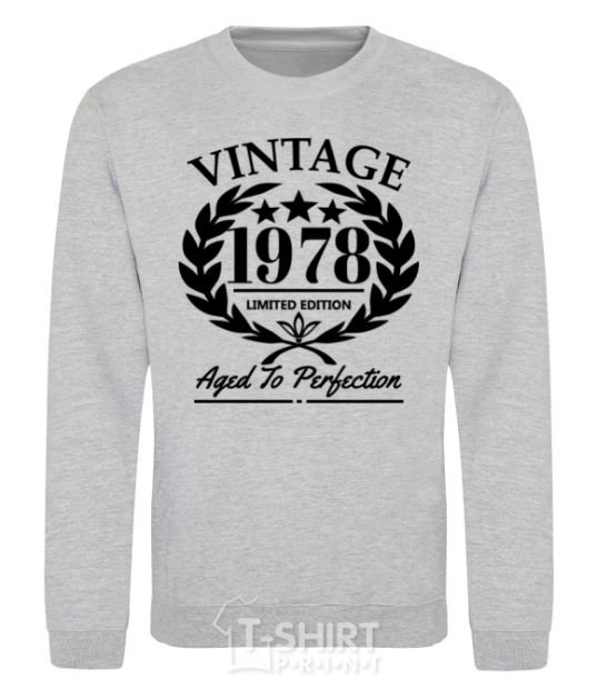 Sweatshirt Vintage 1978 sport-grey фото