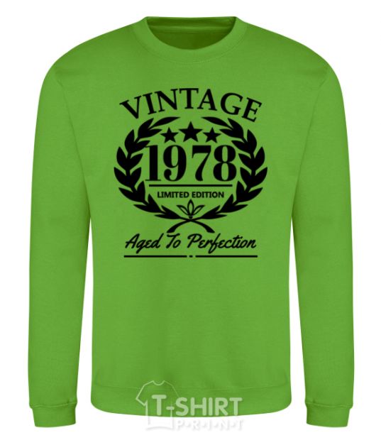 Sweatshirt Vintage 1978 orchid-green фото