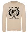 Sweatshirt Vintage 1978 sand фото