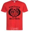 Мужская футболка Vintage 1978 Красный фото