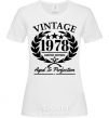 Women's T-shirt Vintage 1978 White фото