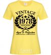 Women's T-shirt Vintage 1978 cornsilk фото