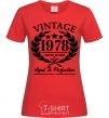 Women's T-shirt Vintage 1978 red фото