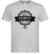 Men's T-Shirt Born in forty years ago grey фото