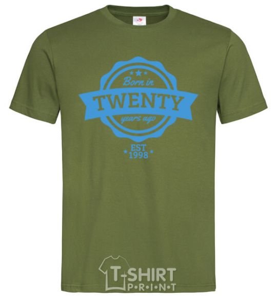 Men's T-Shirt Born in twenty years ago millennial-khaki фото