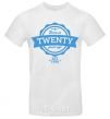 Men's T-Shirt Born in twenty years ago White фото