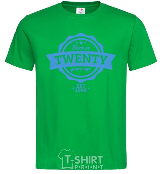 Men's T-Shirt Born in twenty years ago kelly-green фото