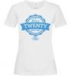 Women's T-shirt Born in twenty years ago White фото