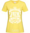 Women's T-shirt February 1978 awesome cornsilk фото